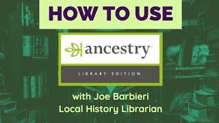 How to Use Ancestry Library Edition