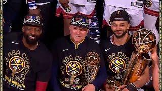 2023 NBA Finals - Trophy Presentation Ceremony 