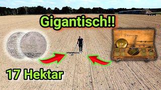 Der Traum eines Sondengängers! Gigantische Fundstücke auf 17 Hektar Riesen Fläche (Sondeln)