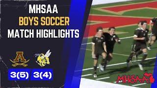 MHSAA Boys Division 1 Semi-Final Highlights: Rochester Adams HS vs Saline HS