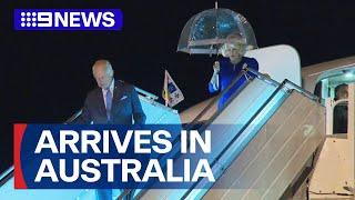 King Charles and Queen Camilla arrive in Australia | 9 News Australia