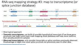 MCB 182 Lecture 9.3 - RNA-seq read mapping strategies