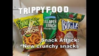 Snack Attack: new crunchy snacks #snacks #Bugles #Funyuns #7Eleven #chips