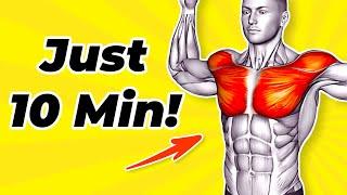  Demolish Man boobs  10 Minute Fat Melting Chest Workout!