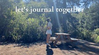 Real Time Journal With Me ASMR (No Talking)  Relaxing Nature with Jocelyn