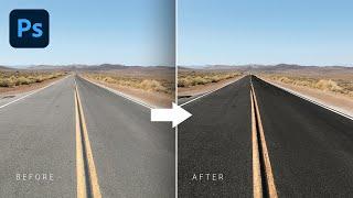 How to Darken Road in Photoshop | Photoshop Tutorial