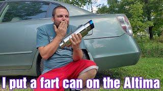 Nissan Altima 2.5 Performance Muffler Install & Review QR25DE