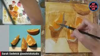 Free Art Lesson : Painting a Colorful Still Life with Sarah Sedwick