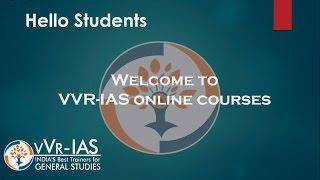 Online VVR-IAS Examination Preparation Platform for UPSC CSE GS Preparation