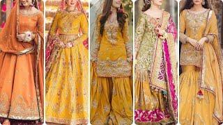 Latest Mehndi Dresses 2023 | Stylish Wedding Dresses #fashionhaul