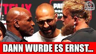 PLÖTZLICH wird TYSON sehr deutlich!!! DIE PK und das FACE OFF von TYSON und PAUL!!! 247 Boxing