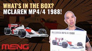 Meng 1/12 McLaren MP4/4 1988 Prost Senna Plastic Model Kit Review | #askhearns