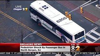 Pedestrian Struck By NJ TRANSIT Bus In North Bergen