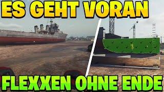 KRAN im Dauereinsatz und das Schiff schrumpft | Ship Graveyard Simulator 2 [Kriegsschiff DLC]