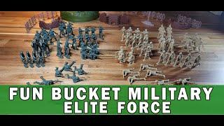 Fun Bucket Military Sunny Days Entertainment - Elite Force - Modern Plastic Army Men