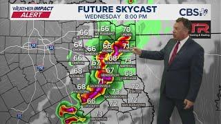 WATCH: CBS19 weather experts update the latest on the severe storms