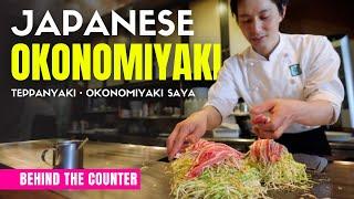 Behind the Counter at a local Japanese Okonomiyaki Restaurant