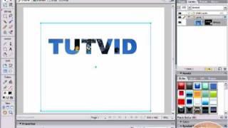Fireworks Tutorial Create Image inside Text, Masking w/ Text
