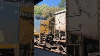 Two DPU’s on CSX C705 Loaded Coal Train from Harpers Ferry, West Virginia 10/5/2024 #csx #railroad
