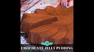 Chocolate Jelly Pudding | Silky, Decadent & Easy Dessert! 