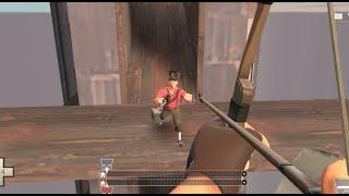 I got pushed off the tallest tower in tf2