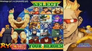 [HD] - Fightcade - Marvel Vs Capcom - Wreckage(AUS) Vs Ackesh(UK) - Final Part