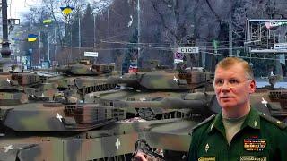 13 Minutes Ago! Russia Seizes 24 US Abrams M1A2 Tanks Abandoned by Their Crews in an Ambush