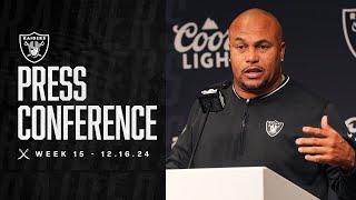 Coach Pierce and Desmond Ridder Postgame Presser - 12.16.24 | Week 15 vs. Falcons | NFL