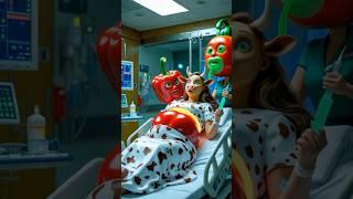 ️ Evolution of Baby: Pregnant Women with Red chilli  and Doctor Melon  #cat #cute #love #shorts