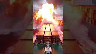 you won't believe this...#ship #ocean #waves #container #sea #storm #cargo #fyp #fypyoutube #tiktok