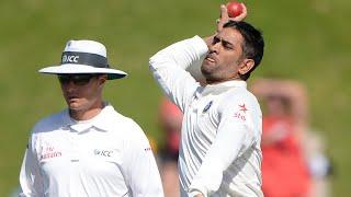 MS Dhoni Bowling, Virat Kohli Wicket Keeping | BLACKCAPS v India | 2nd Test, Basin Reserve, 2014