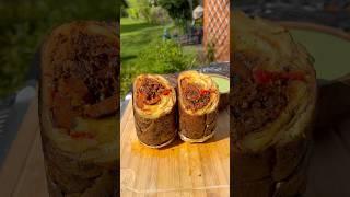Turns out you can use just about anything to wrap a burrito ‍️ #burrito #texmex #bbq #scran