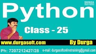 Learn Python Programming Tutorial Online Training by Durga Sir On 02-03-2018