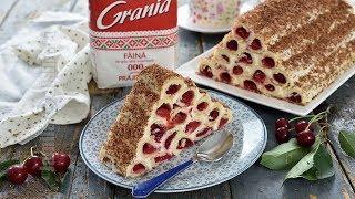 Traditional Moldovan sour cherry cake | JamilaCuisine