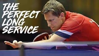 How to do a Fast Long Serve with Robert Gardos | Table Tennis Tutorial