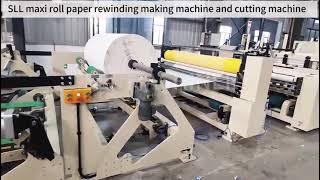 Automatic Maxi Roll Paper Making Cutting Machine