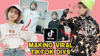 Trying Popular Tiktok Clothing DIYs with Our Friend’s Clothes | Q2HAN