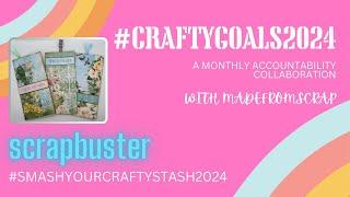 #SmashYourCraftyStash - One Page Trifold f. Project Life and Ephemera #craftygoals2024 Collab