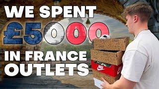 WE SPENT £5000 IN FRENCH NIKE OUTLETS!!