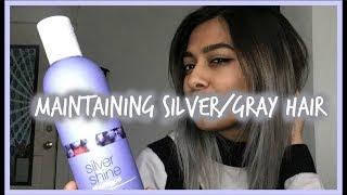 How I Maintain Gray Hair || TheEkaShow