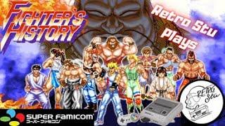 Retro Stu Plays Fighter´s History on The Super Famicom