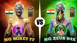 NG ZEUS H4XVS NG MIKEY || India Vs India #dynamicgaming @_JIN_PLAYZ_ @NgMikeyFF0007
