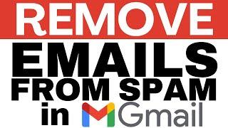 How to stop emails going to SPAM in Gmail