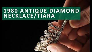 Berganza Hatton Garden | Antique Diamond Necklace/Tiara | French, Circa 1890