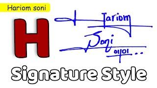  Hariom Soni Name Signature Request done