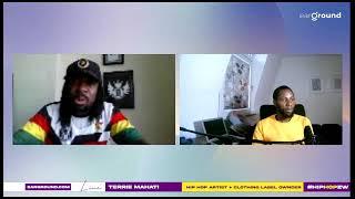 earGROUND LIVE | Terrie "Gunz" Mahati _ Pioneering hip hop artist and clothing label owner owner …