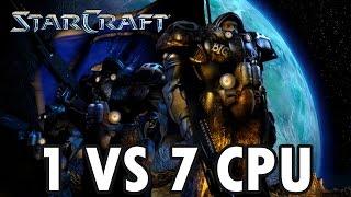 StarCraft Brood War - Terran vs 7 Random Computer - Map: Big Game Hunters (Walkthrough)