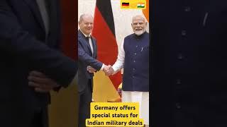 Germany offers special status for Indian military deals #bricssummit #news #indodefence