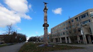 UBC campus, full of life,  and the students are energetic, they will be the future of the world ...