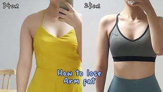 How to Lose Arm Fat At Home / -12kg At Home Workout Recommendation / Losing Boob Fat